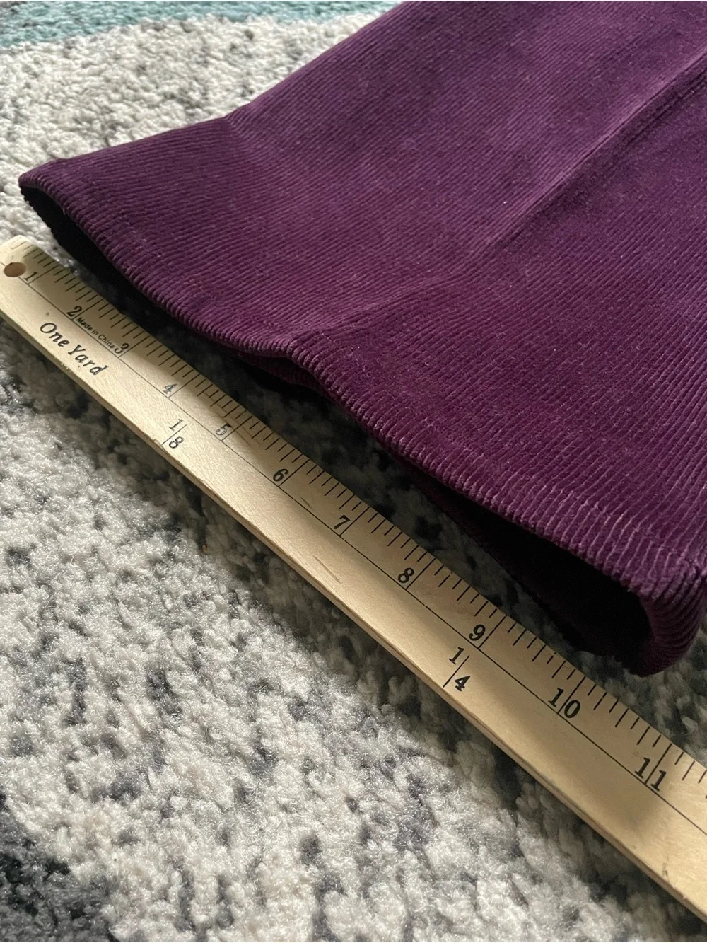 Allen B. By Allen Schwartz violet Corduroy Blazer & matching trouser 2piece suit